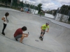 Skater auf der Anlage in Meerane