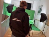 Jugendclub an der Green-Screen-Wand