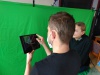 Greenscreen-Session mit dem Tablet