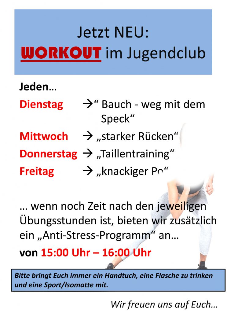 Workout-jugendclub-1-766x1024 in Bleib fit - Workout im Club