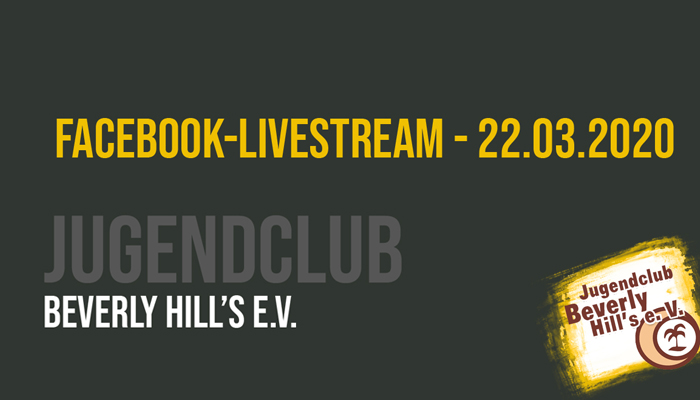 Club 2.0 – 1. Livestream bei facebook