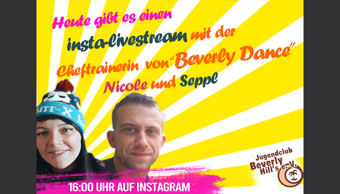 insta-live: 19.12.20 mit Beverly Dance Trainerin Nicole