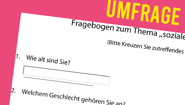 Umfrage: Mediennutzung von Jugendlichen