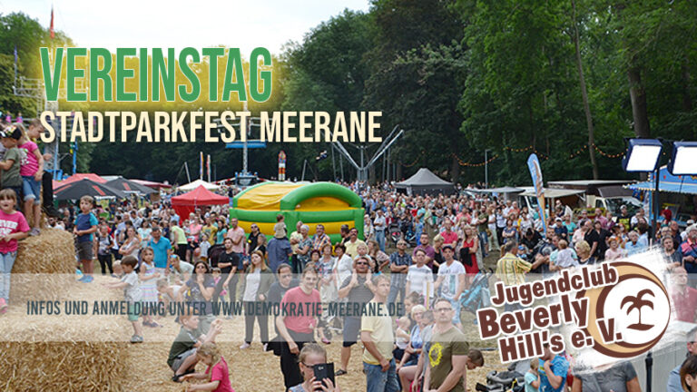 Club bei Vereinstag zum Stadtparkfest dabei