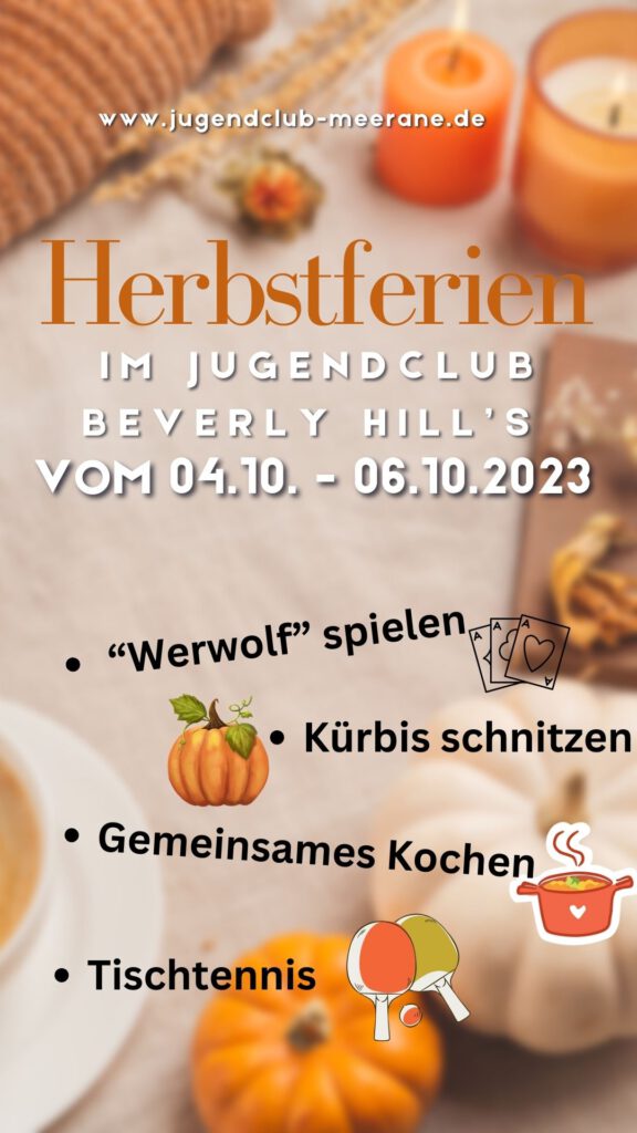 Herbstferien-2023-Plakat-576x1024 in Herbstferien Programm im Jugendclub Beverly Hills