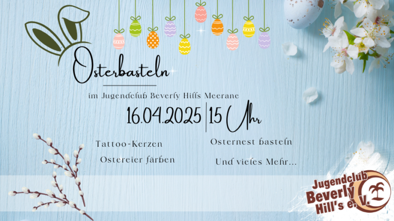 Osterbasteln 2025 im Jugendclub