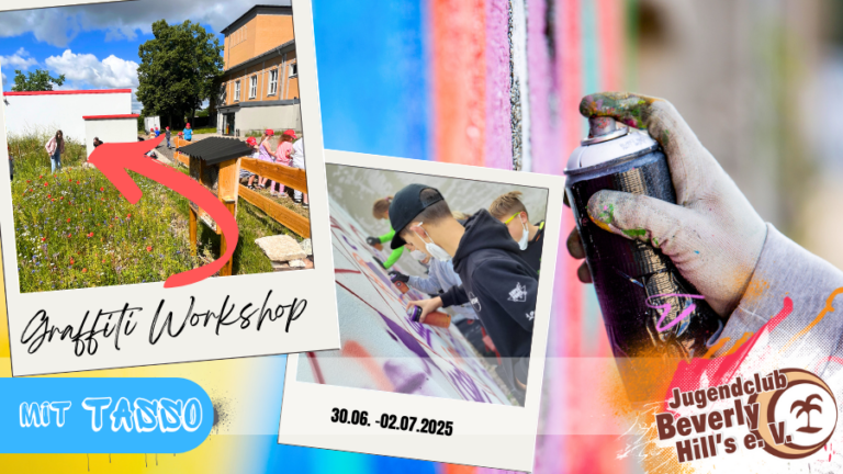 Ferienwoche 1: Graffiti-Workshop mit TASSO