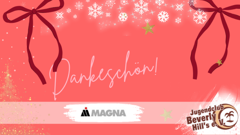 Spendenübergabe von Magna Meerane an den Jugendclub