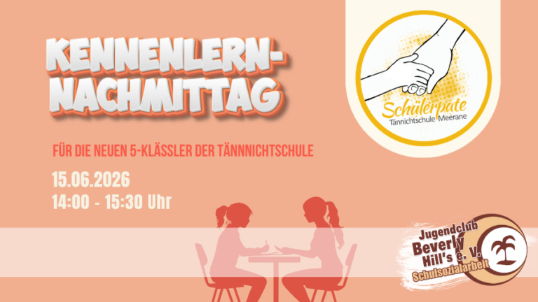 Anmeldung für den Kennlernnachmittag der Tännichtschule
