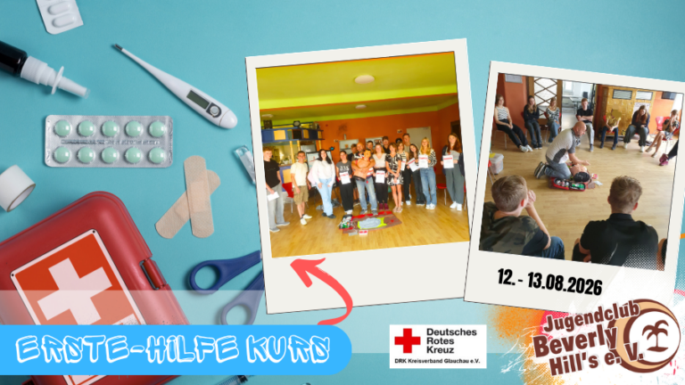 Ferienwoche 6: Erste-Hilfe-Kurs mit dem DRK Glauchau