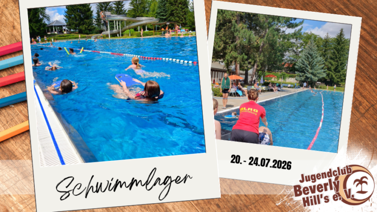 Ferienwoche 3: Schwimmlager mit der DLRG Glauchau