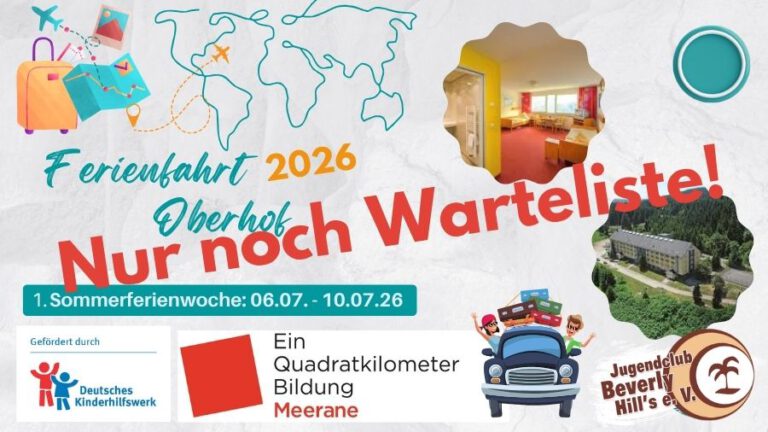 Warteliste für die Ferienfahrt 2026