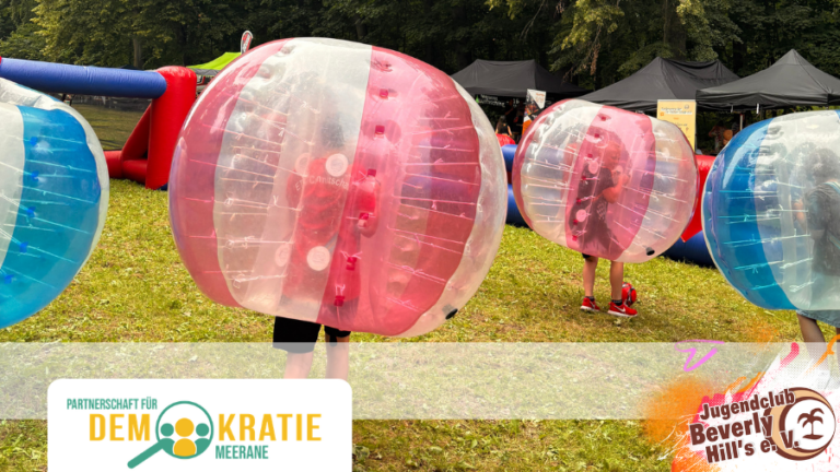 Jugendclub bei Vereinstag zum Parkfest dabei