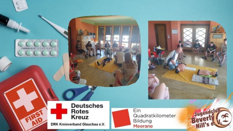 Erste-Hilfe-Kurs im Jugendclub