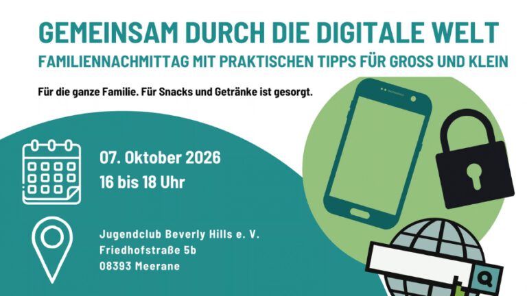 Familiencafé des Landkreis Zwickau und dem Landesfilmdienst: Gemeinsam durch die digitale Welt